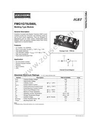 FMG1G75US60L Datasheet Cover