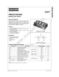 FMG2G150US60 Datasheet Cover