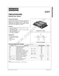 FMG2G300US60 Datasheet Cover