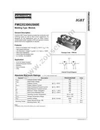 FMG2G300US60E Datasheet Cover
