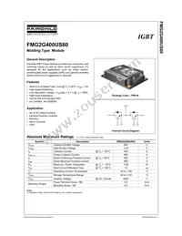 FMG2G400US60 Datasheet Cover
