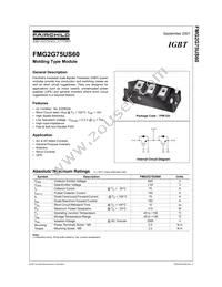 FMG2G75US60 Datasheet Cover