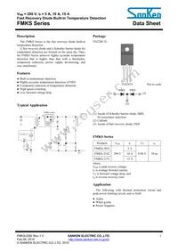 FMKS-2052 Datasheet Cover