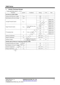 FMKS-2152 Datasheet Page 3