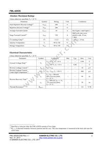 FML-4202S Datasheet Page 2