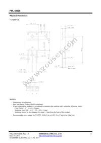 FML-4202S Datasheet Page 4