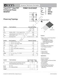 FMM110-015X2F Datasheet Cover