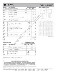 FMM110-015X2F Datasheet Page 2