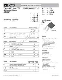 FMM150-0075X2F Datasheet Cover