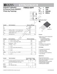 FMM22-06PF Datasheet Cover