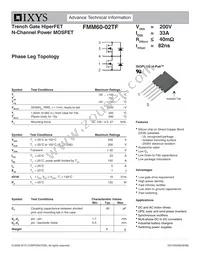 FMM60-02TF Datasheet Cover