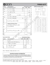 FMM60-02TF Datasheet Page 2