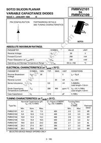 FMMV2109TA Datasheet Cover