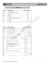 FMP36-015P Datasheet Page 3