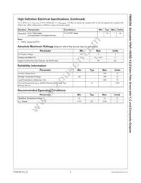 FMS6366MSA28 Datasheet Page 3