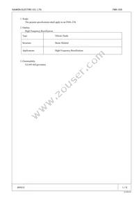 FMX-23S Datasheet Cover