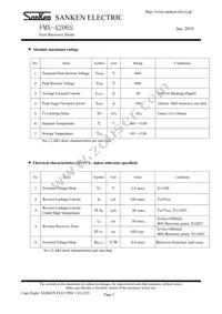 FMX-4206S Datasheet Page 3