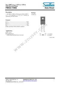 FMXA-1106S Datasheet Cover