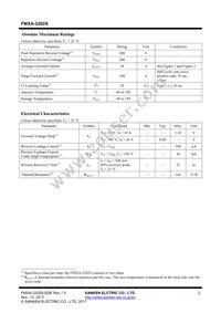 FMXA-2202S Datasheet Page 2