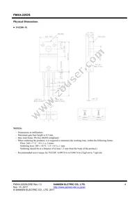 FMXA-2202S Datasheet Page 4