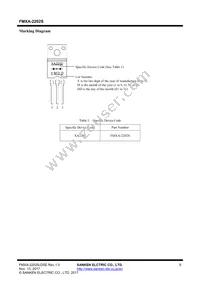 FMXA-2202S Datasheet Page 5