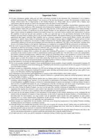 FMXA-2202S Datasheet Page 6