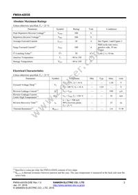 FMXA-4203S Datasheet Page 2