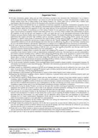 FMXA-4203S Datasheet Page 6