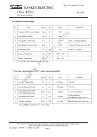 FMXA-4206S Datasheet Page 3