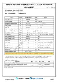 FN2500233Z Datasheet Page 3