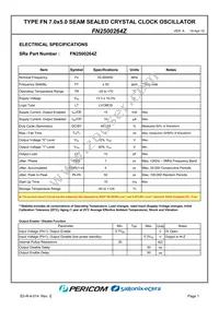 FN2500264Z Datasheet Page 3