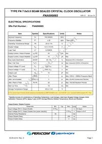 FNA000065 Datasheet Page 3