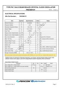 FNC500131 Datasheet Page 3