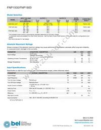 FNP1500-12G Datasheet Page 2