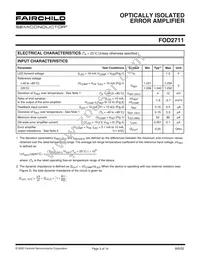 FOD2711SD Datasheet Page 3
