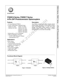 FOD814A3S Datasheet Cover