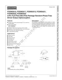 FODM3023 Datasheet Cover