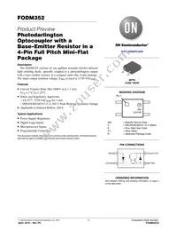 FODM352R2 Datasheet Cover