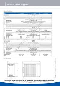 FP-PS24-120E Datasheet Page 2