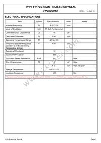 FP0800018 Datasheet Page 3