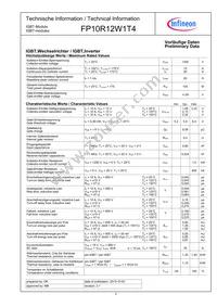 FP10R12W1T4BOMA1 Datasheet Page 2