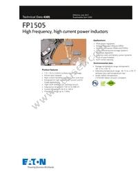 FP1505R1-R40-R Datasheet Cover