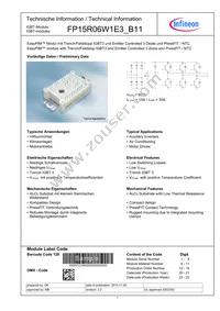 FP15R06W1E3B11BOMA1 Datasheet Cover