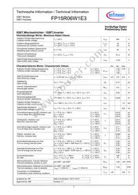 FP15R06W1E3BOMA1 Datasheet Page 2