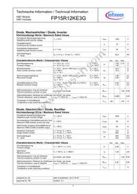 FP15R12KE3GBOSA1 Datasheet Page 2