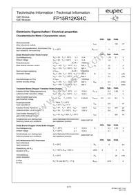 FP15R12KS4CBOSA1 Datasheet Page 3