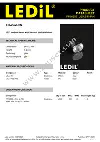 FP16559_LISA3-M-PIN Datasheet Cover