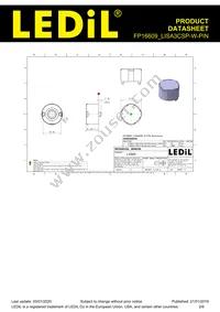 FP16609_LISA3CSP-W-PIN Datasheet Page 2