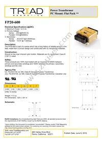 FP20-600-B Datasheet Cover