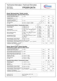 FP25R12KT4BOSA1 Datasheet Page 3
